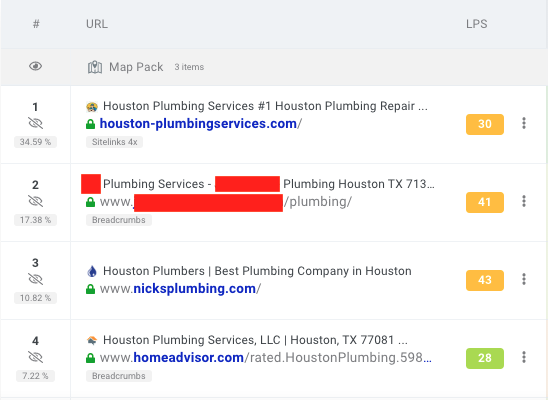 Company ranking #2 for "Water Heater Repair"